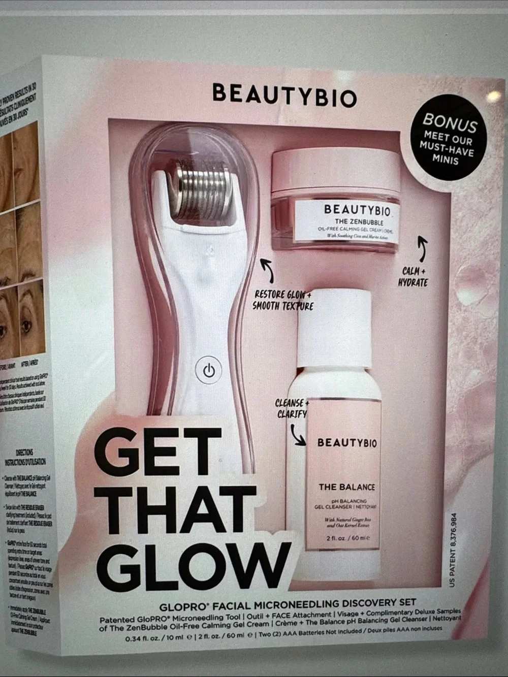 BEAUTYBIO Pink Facial Microneedling Discovery Set - Get That Glow